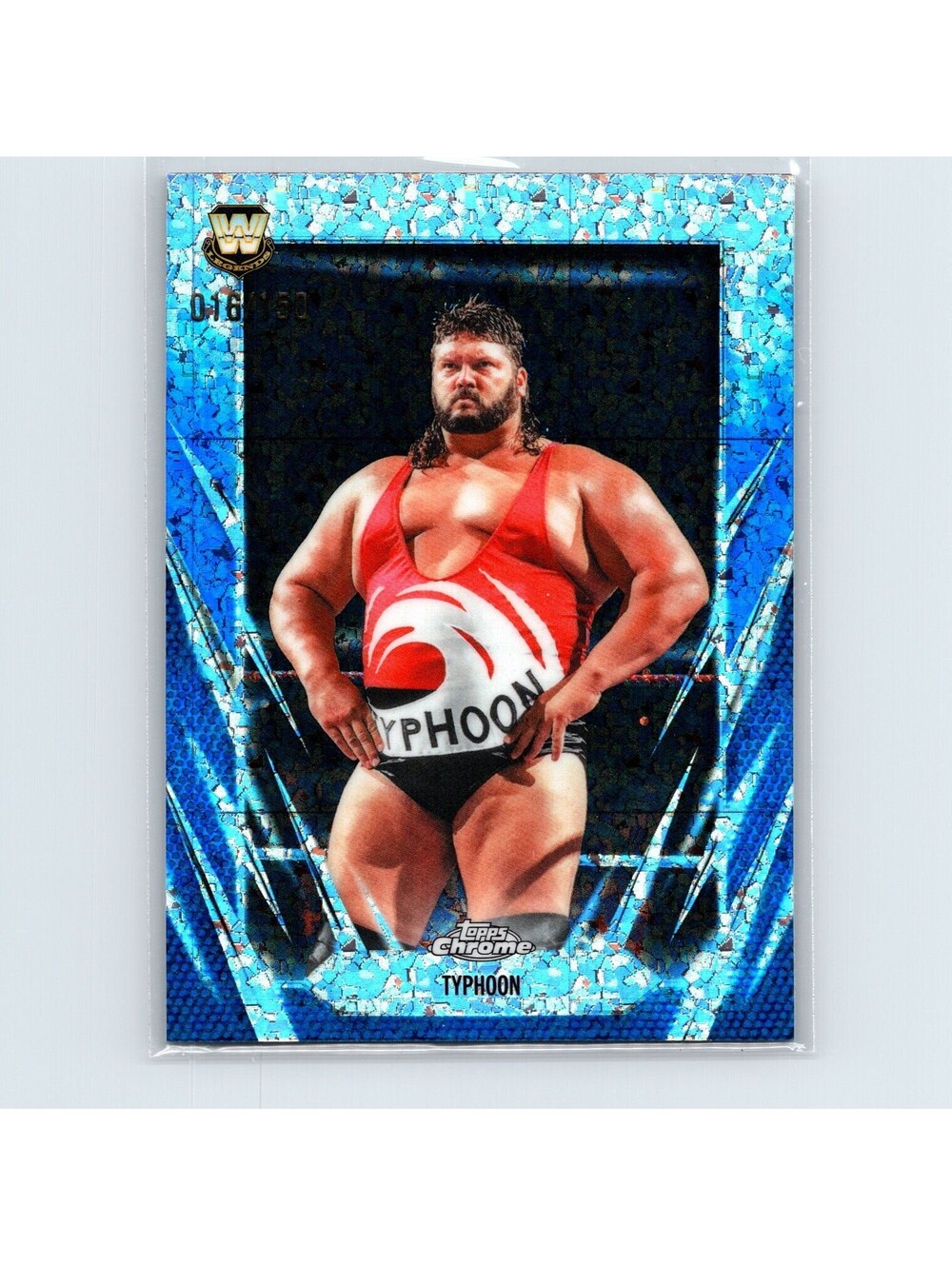 2026 Topps Chrome WWE Typhoon #119 Blue Mini-Diamonds Refractor #/150